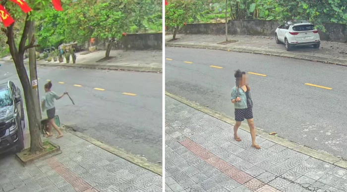 Ngăn chặn kịp thời người phụ nữ đập phá ô tô ở phường Nam Đông Hà