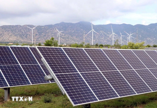 Dự án điện mặt trời. (Nguồn: TTXVN)