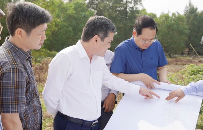 Kiểm tra công tác rà soát quy hoạch tuyến đường Trương Pháp