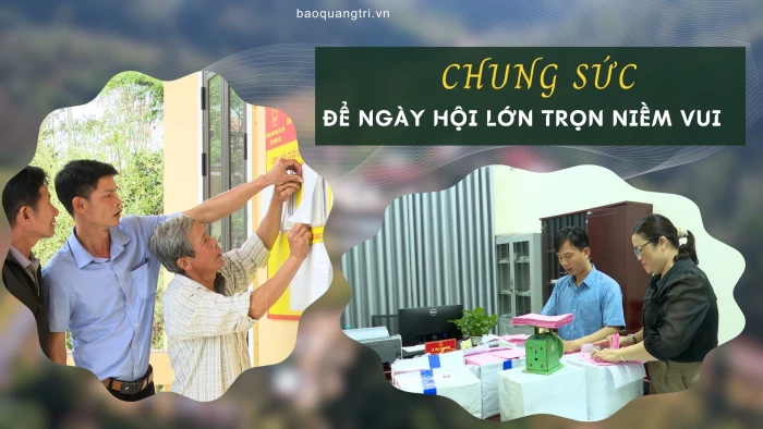 Chung sức để ngày hội lớn trọn niềm vui
