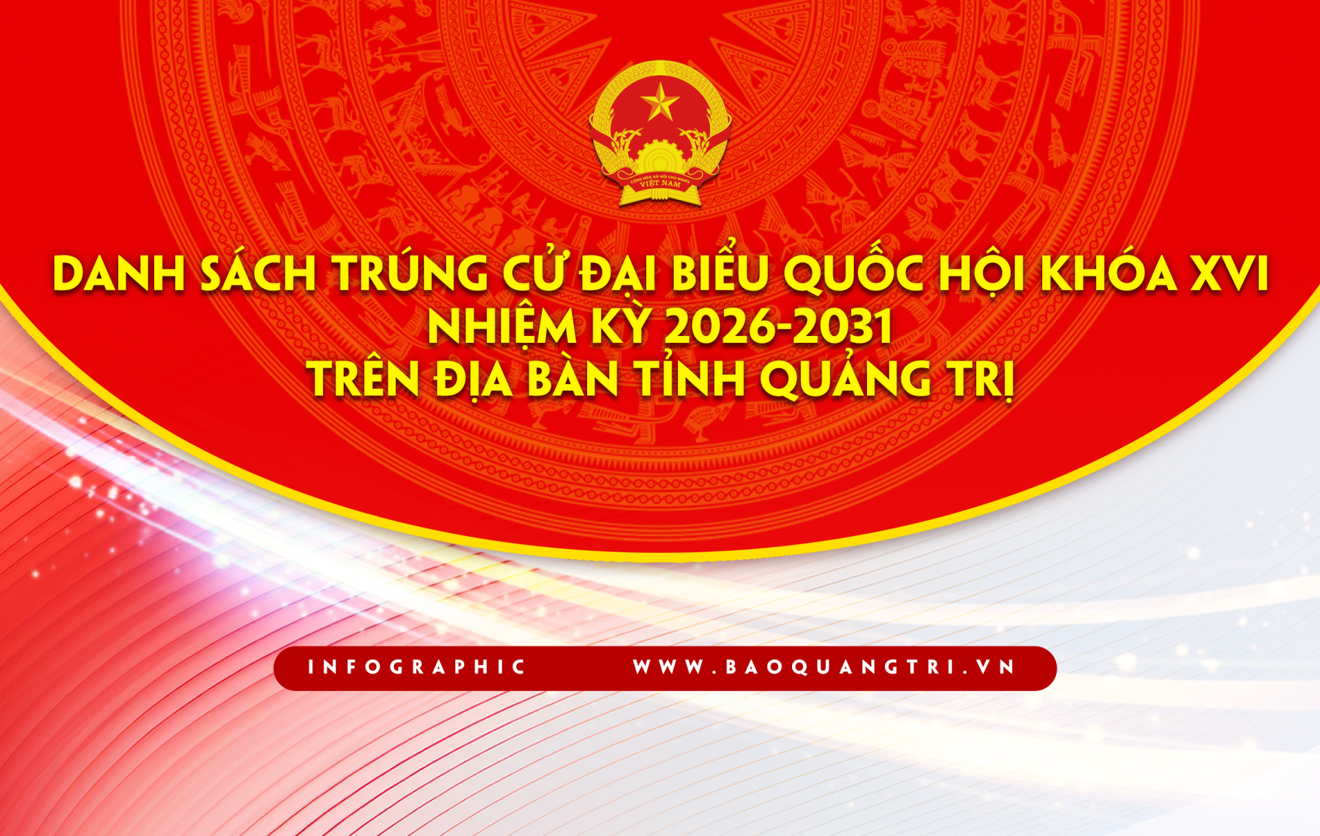 Danh sách những người trúng cử đại biểu Quốc hội khóa XVI, nhiệm kỳ 2026-2031 trên địa bàn tỉnh Quảng Trị