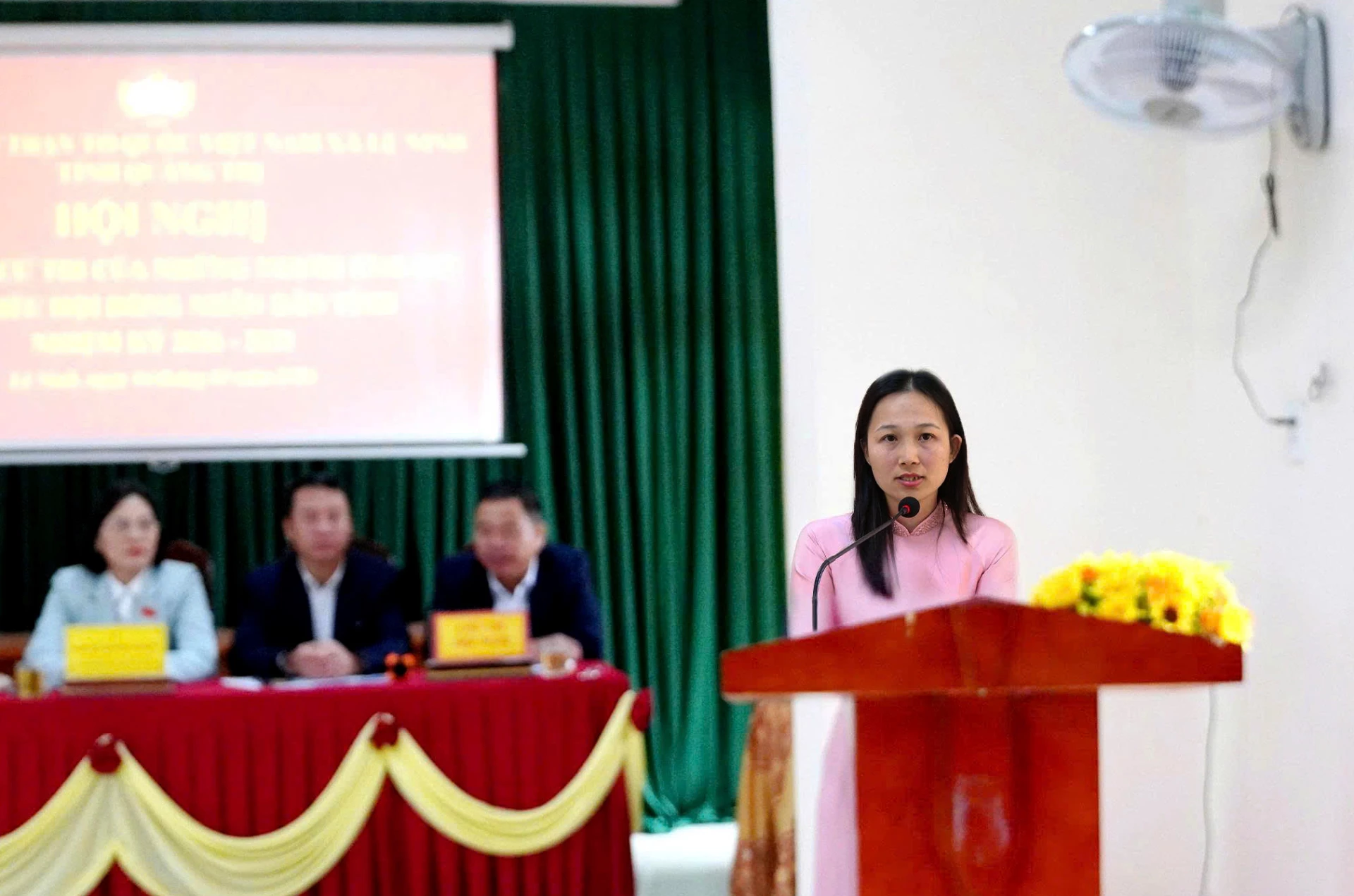 bà Lê Thị Thanh Huyền, công chức, Ban Công tác Phụ nữ, cơ quan Ủy ban MTTQ Việt Nam tỉnh Quảng Trị