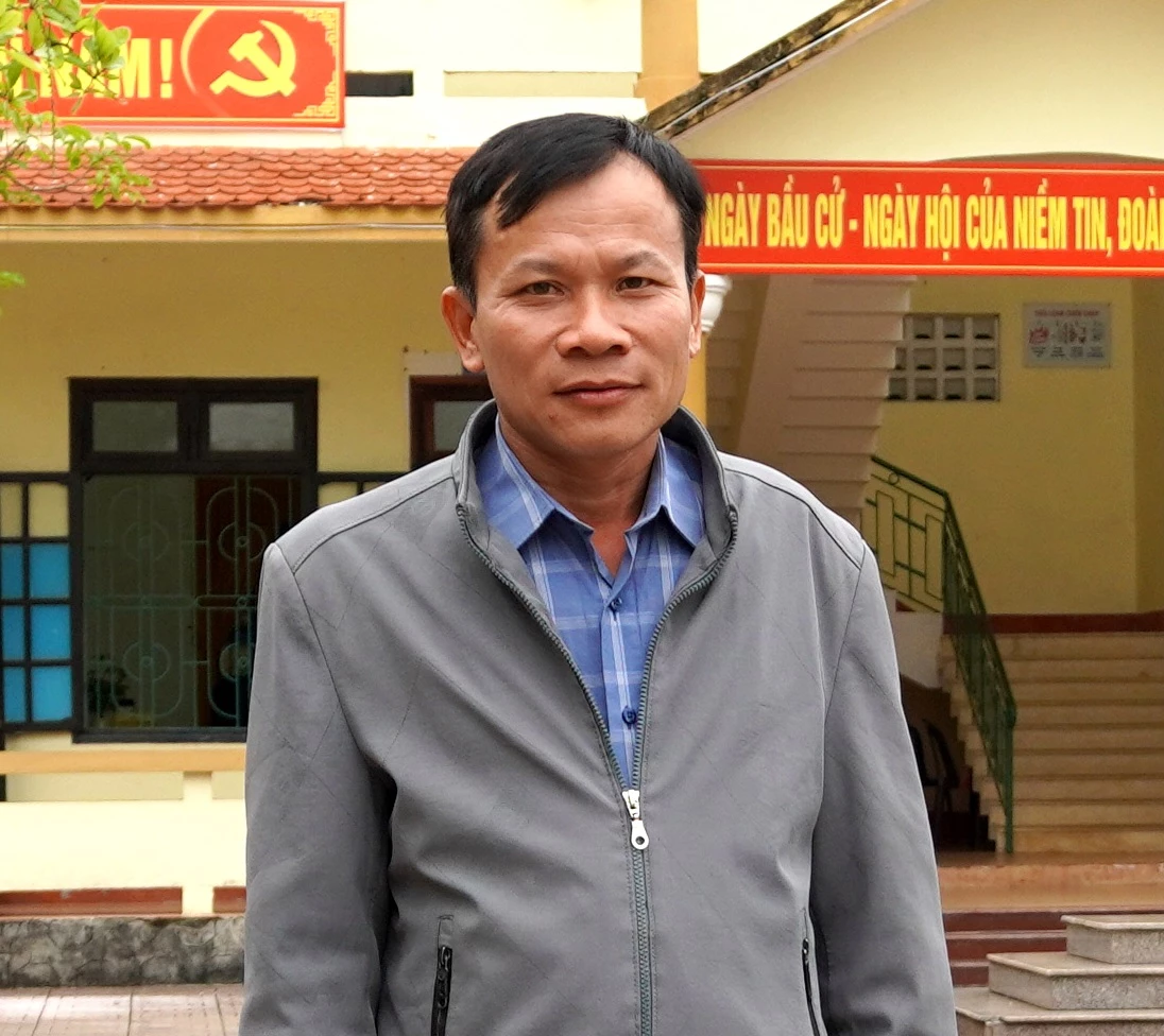 Ông Trần Xuân Huyên (ở thôn Tam Hương, xã Trường Phú) mong muốn đại biểu trúng cử quan tâm đến các chính sách phát triển nông nghiệp, nông dân, nông thôn - Ảnh: H.Tr