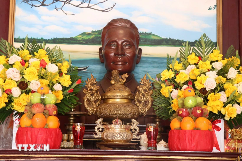 Tượng cố Thủ tướng Phạm Văn Đồng. (Ảnh: Phạm Cường/TTXVN)