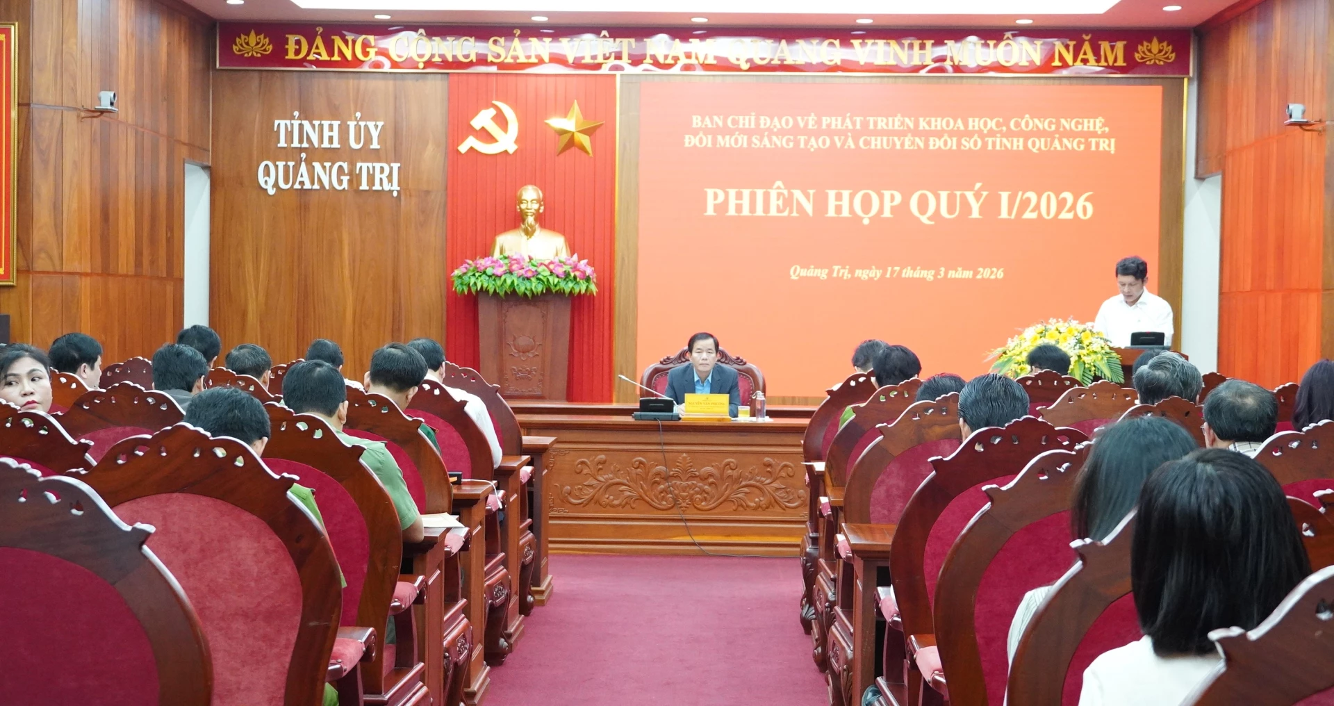 Quang cảnh phiên họp - Ảnh: QV