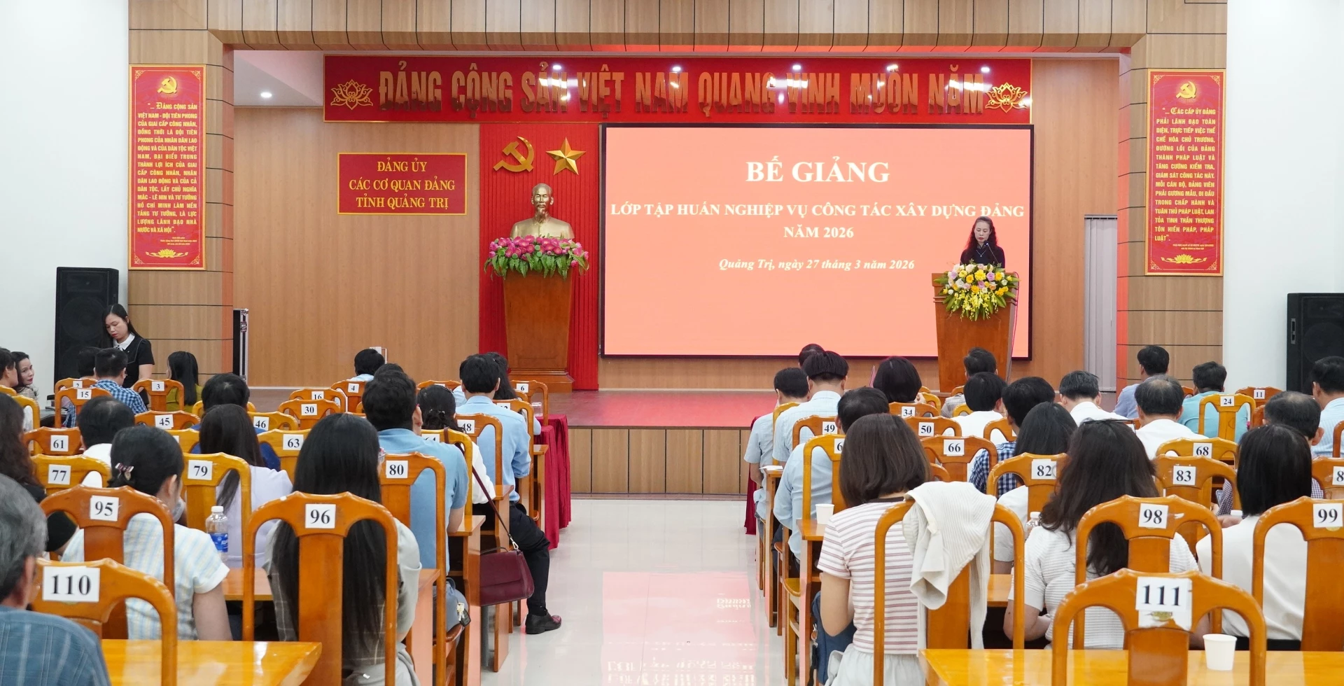 Quang cảnh buổi lễ - Ảnh: QV