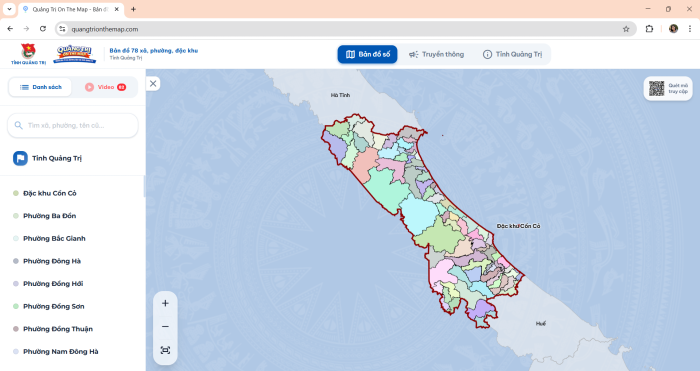 'Chạm' vào bản đồ số để lan tỏa hình ảnh quê hương