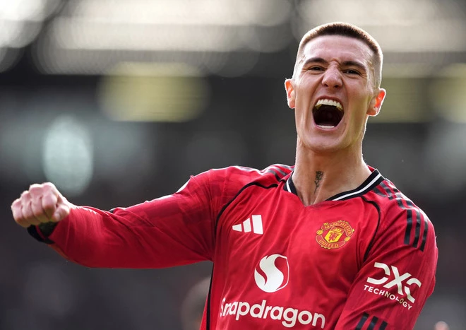 Sesko tiếp tục ghi bàn giúp M.U chiến thắng. (Nguồn: PA)