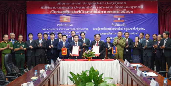 Ký thỏa thuận hợp tác giữa tỉnh Quảng Trị với tỉnh Sả-lạ-văn, giai đoạn 2026-2030