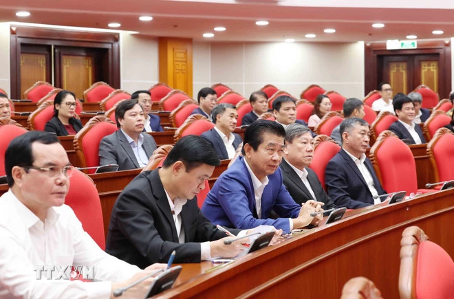 Đại biểu tham dự hội nghị. (Ảnh: Phương Hoa/TTXVN)