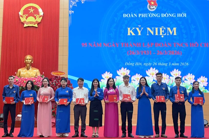 Đoàn phường Đồng Hới: Kỷ niệm 95 năm Ngày thành lập Đoàn TNCS Hồ Chí Minh