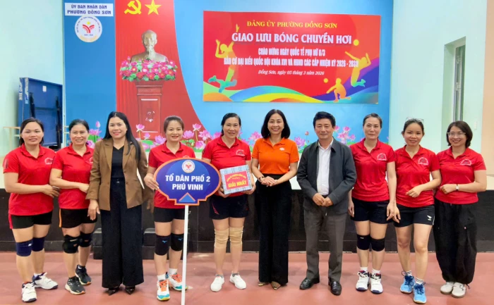 Phường Đồng Sơn sôi nổi các hoạt động vì sự tiến bộ của phụ nữ