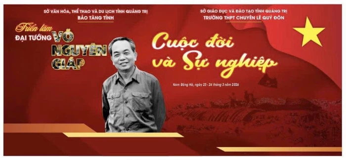 Triển lãm chuyên đề về cuộc đời và sự nghiệp Đại tướng Võ Nguyên Giáp diễn ra từ 23-24/3