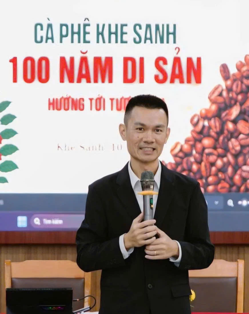 Chủ tịch Hội Cà phê Khe Sanh Trần Thái Thiên - Ảnh: T.H