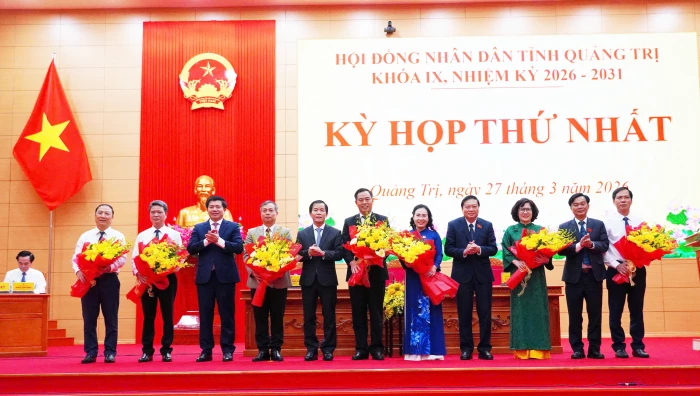 Kỳ họp thứ I, HĐND tỉnh Quảng Trị khóa IX: Bầu các chức danh chủ chốt và xem xét, quyết định nhiều nội dung quan trọng