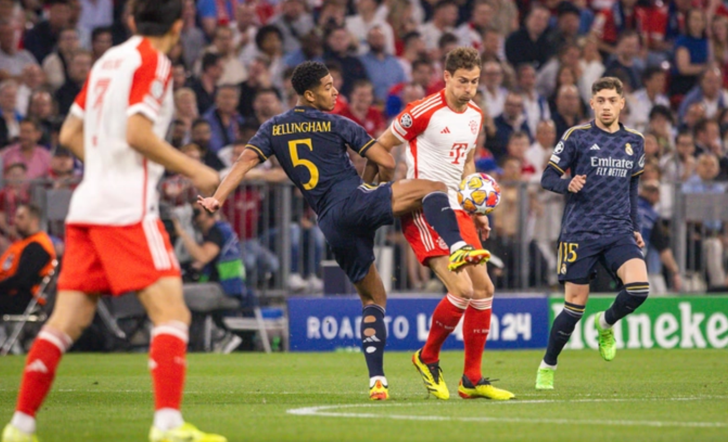 Trận đấu giữa Real Madrid và Bayern Munich xứng đáng là trận chung kết sớm ở Champions League mùa này. Ảnh: Eurosports