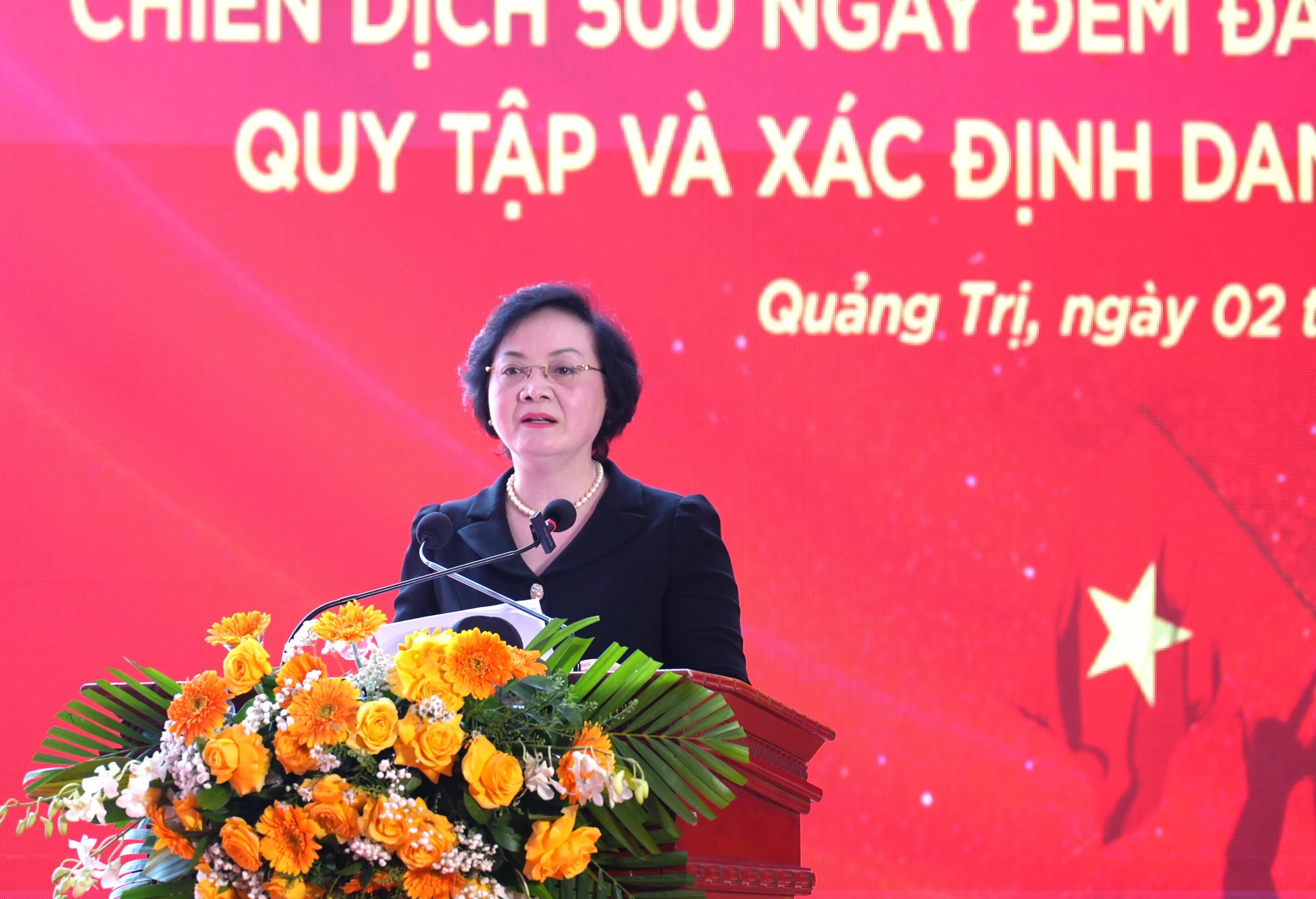 Đồng chí Phạm Thị Thanh Trà, Bí thư Trung ương Đảng, Phó Thủ tướng Chính phủ phát biểu tại Lễ phát động - Ảnh: T.Đ