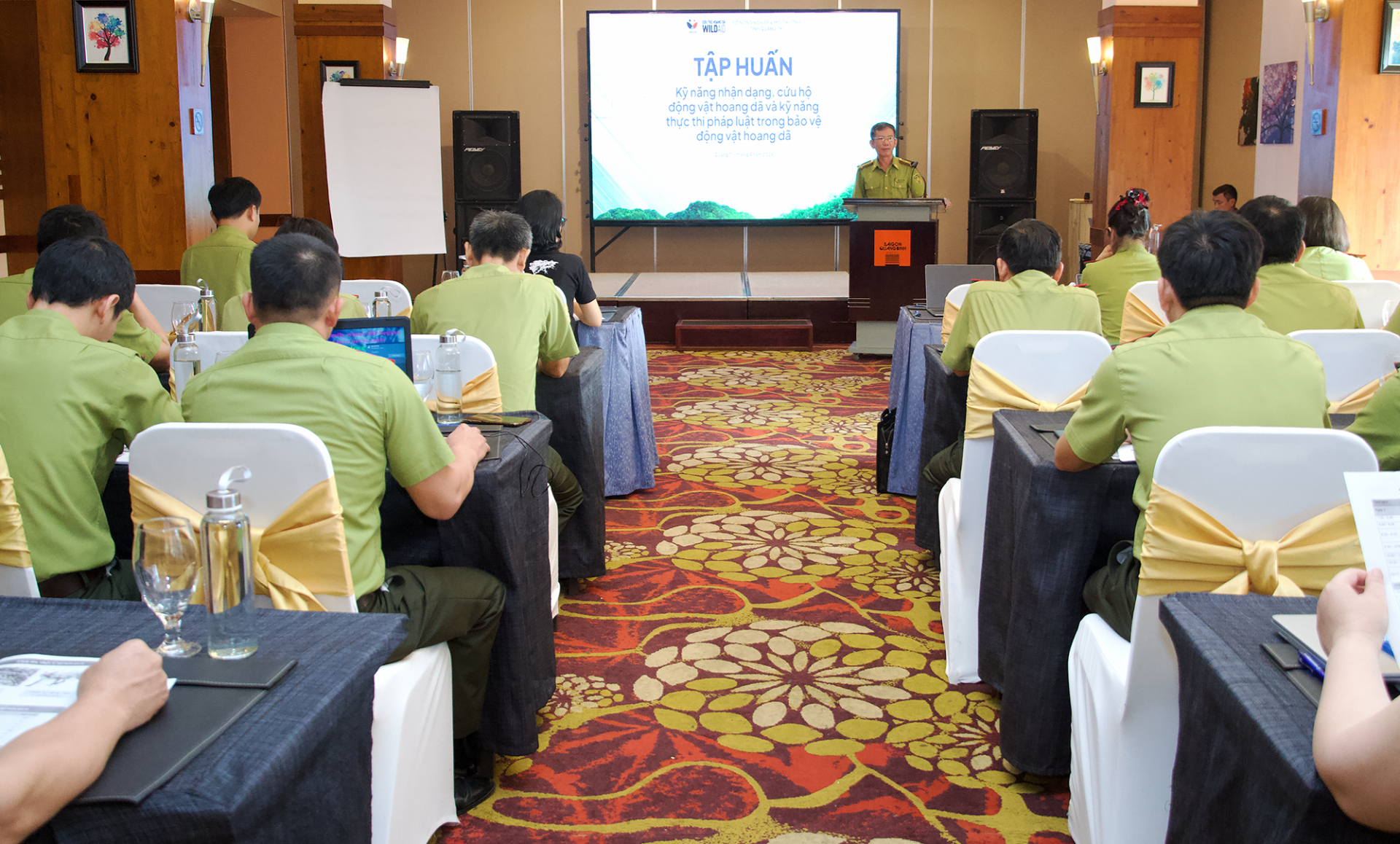 Quang cảnh lớp tập huấn - Ảnh: N.H