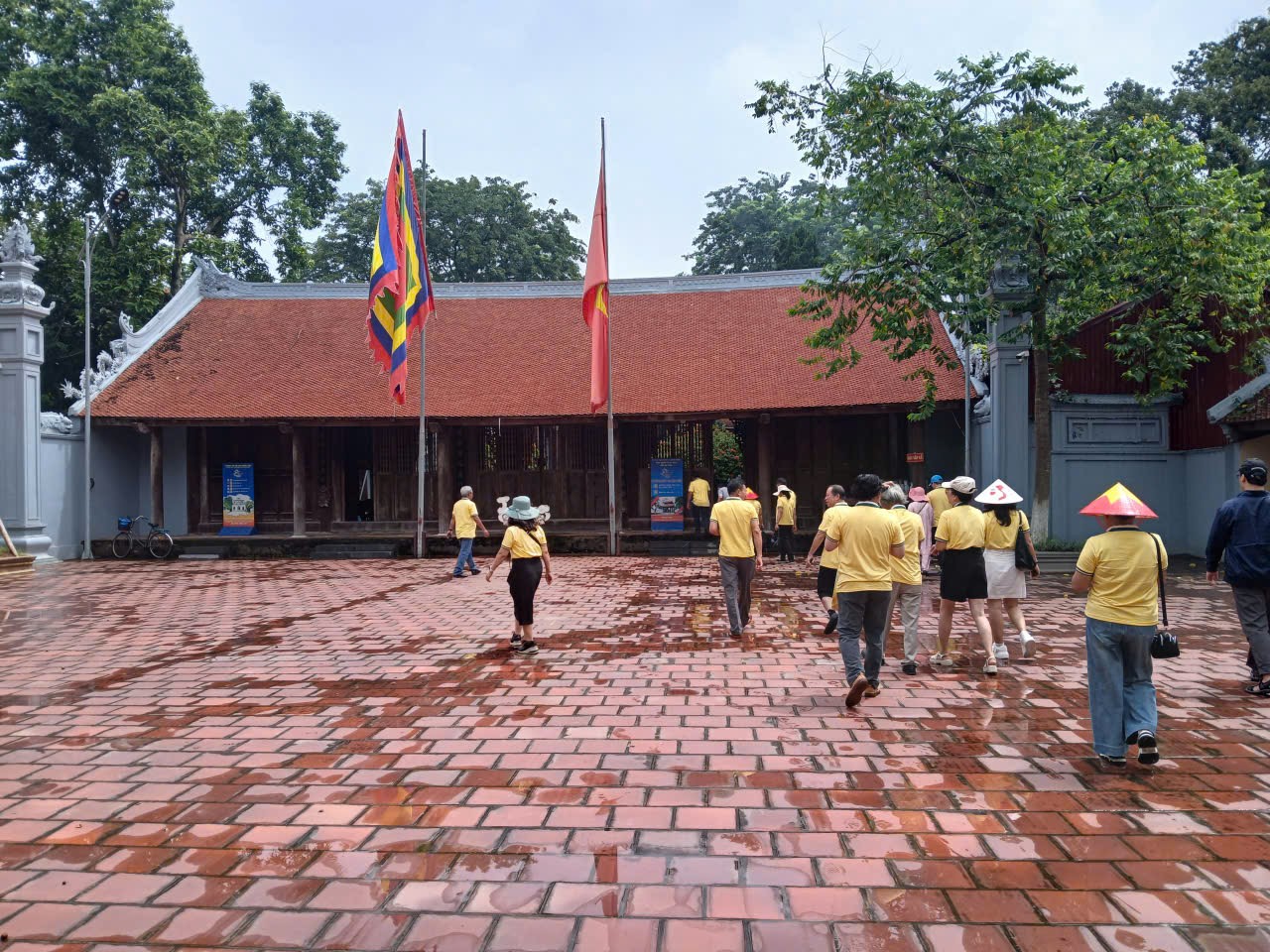 Đền Hóa Dạ Trạch thờ Tiên Dung công chúa con vua Hùng và Chử Đồng Tử ở Hưng yên- Ảnh: X.D  