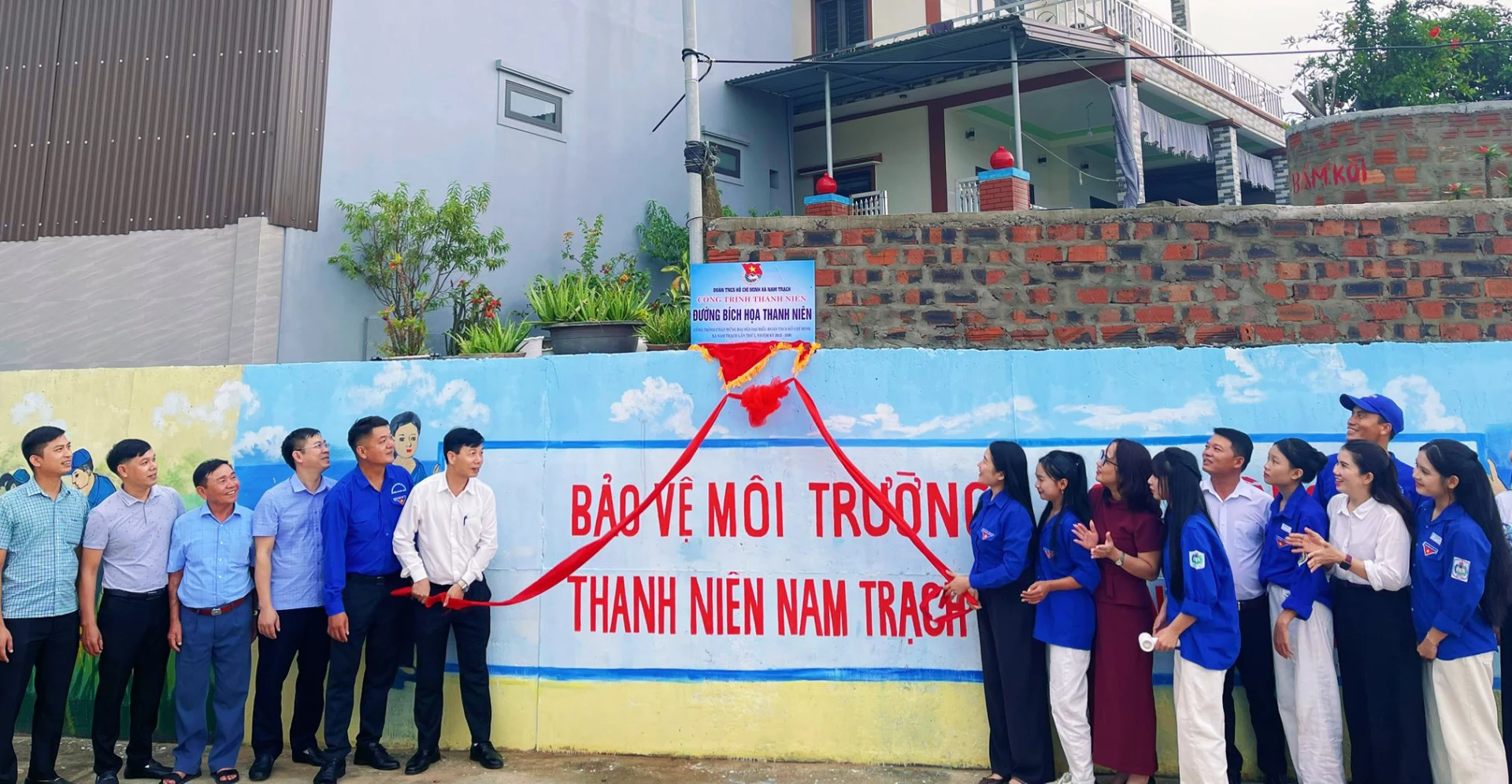 Nhiều công trình ý nghĩa được Đoàn xã Nam Trạch triển khai thực hiện - Ảnh: C.N