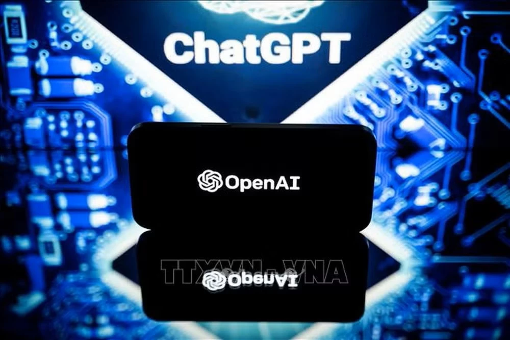Biểu tượng chatbot ChatGPT của Công ty OpenAl. (Ảnh: AFP/TTXVN)