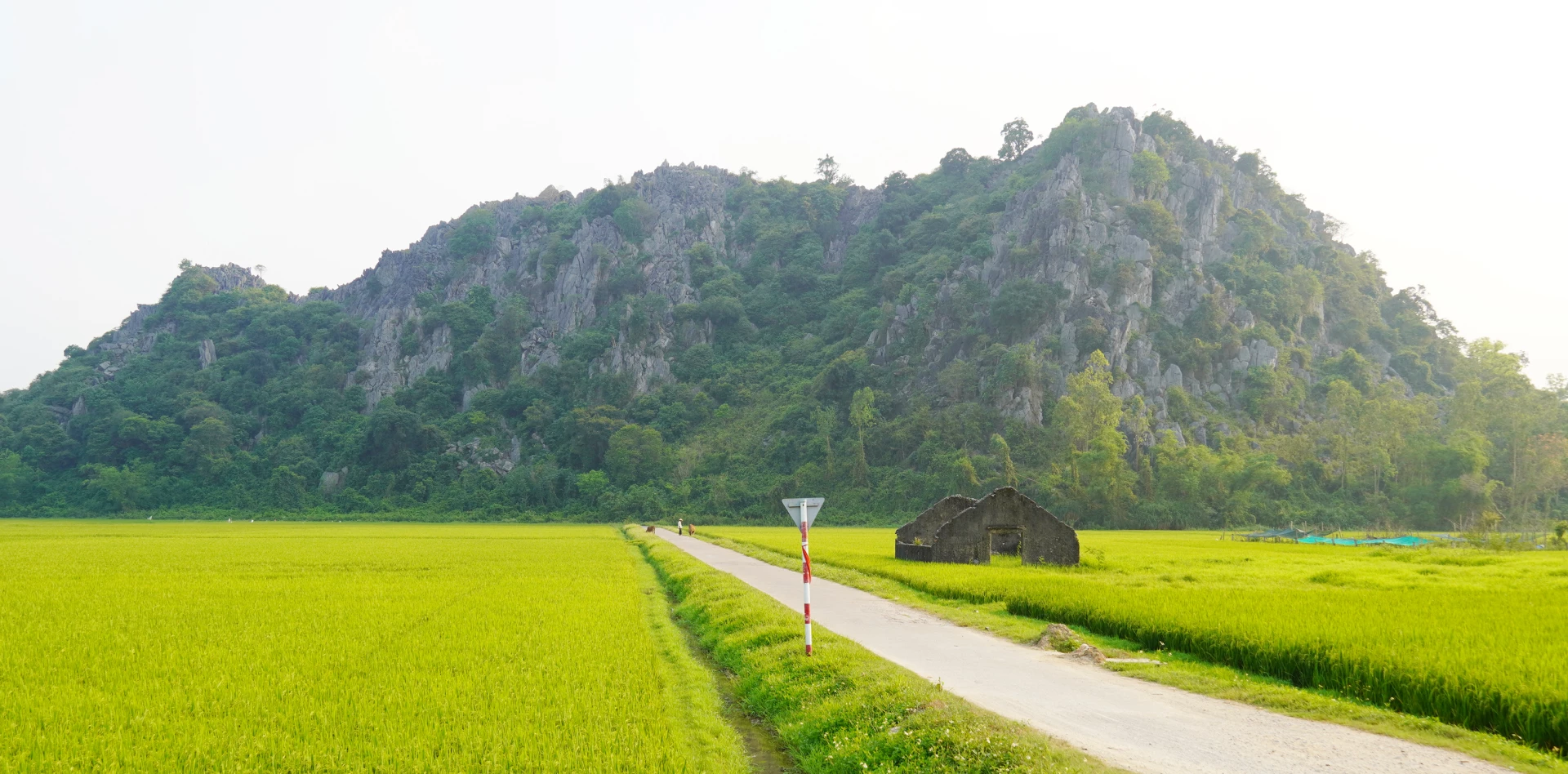 Lèn Vịnh nơi người dân xây dựng điện thờ Phù Đổng Thiên Vương-Ảnh: C.H