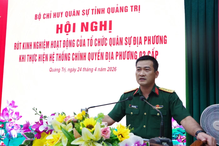 Bộ Chỉ huy Quân sự tỉnh Quảng Trị: Rút kinh nghiệm hoạt động của tổ chức quân sự địa phương