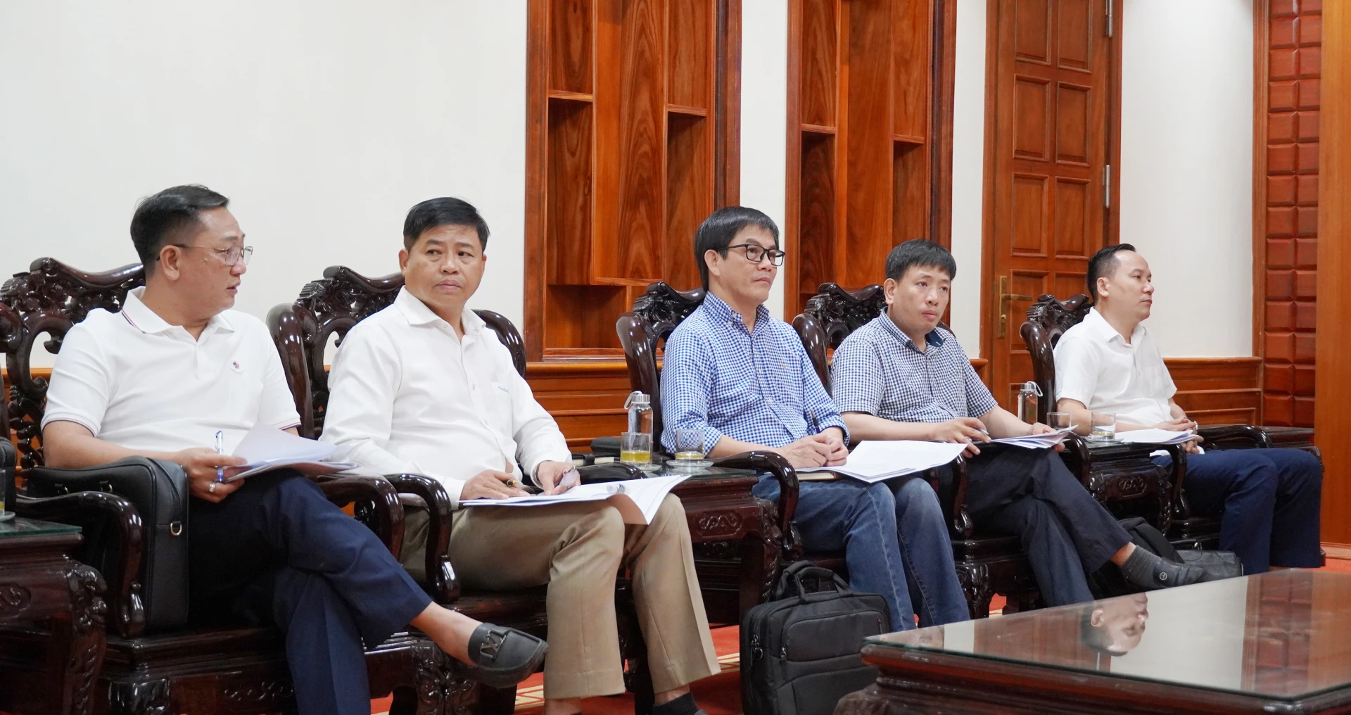 Đại diện lãnh đạo Trung tâm Tài chính quốc tế tại Đà Nẵng….. - Ảnh: C.H