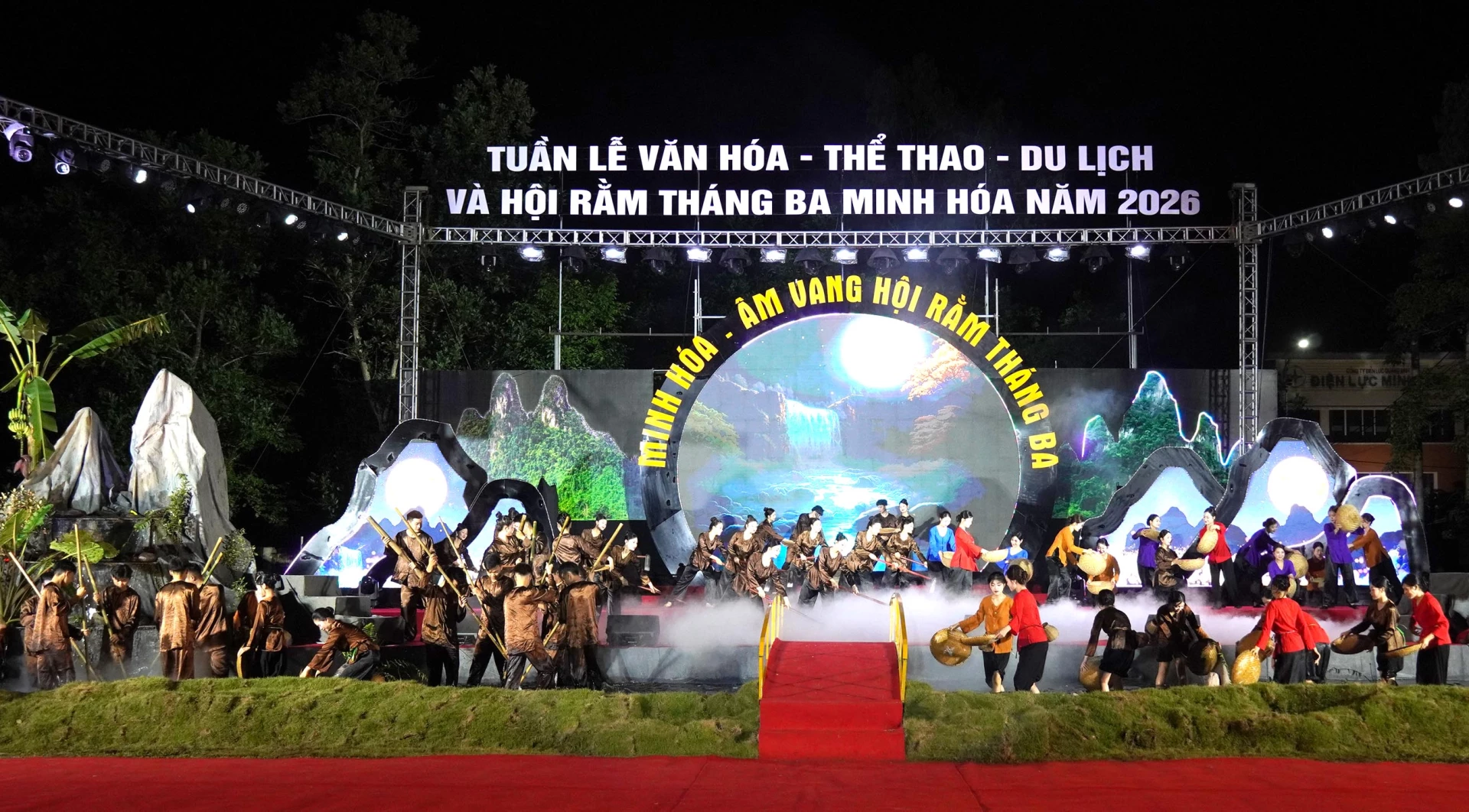 Một tiết mục tại chương trình - Ảnh: C.H