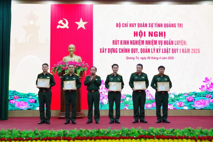 Bộ CHQS tỉnh: Rút kinh nghiệm nhiệm vụ huấn luyện, xây dựng chính quy, quản lý kỷ luật quý I/2026