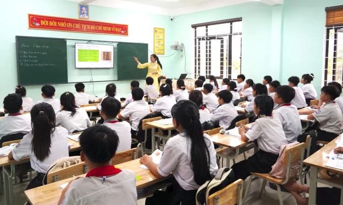 Trường THCS Phúc Trạch: Thi đua 'Dạy tốt, học tốt'