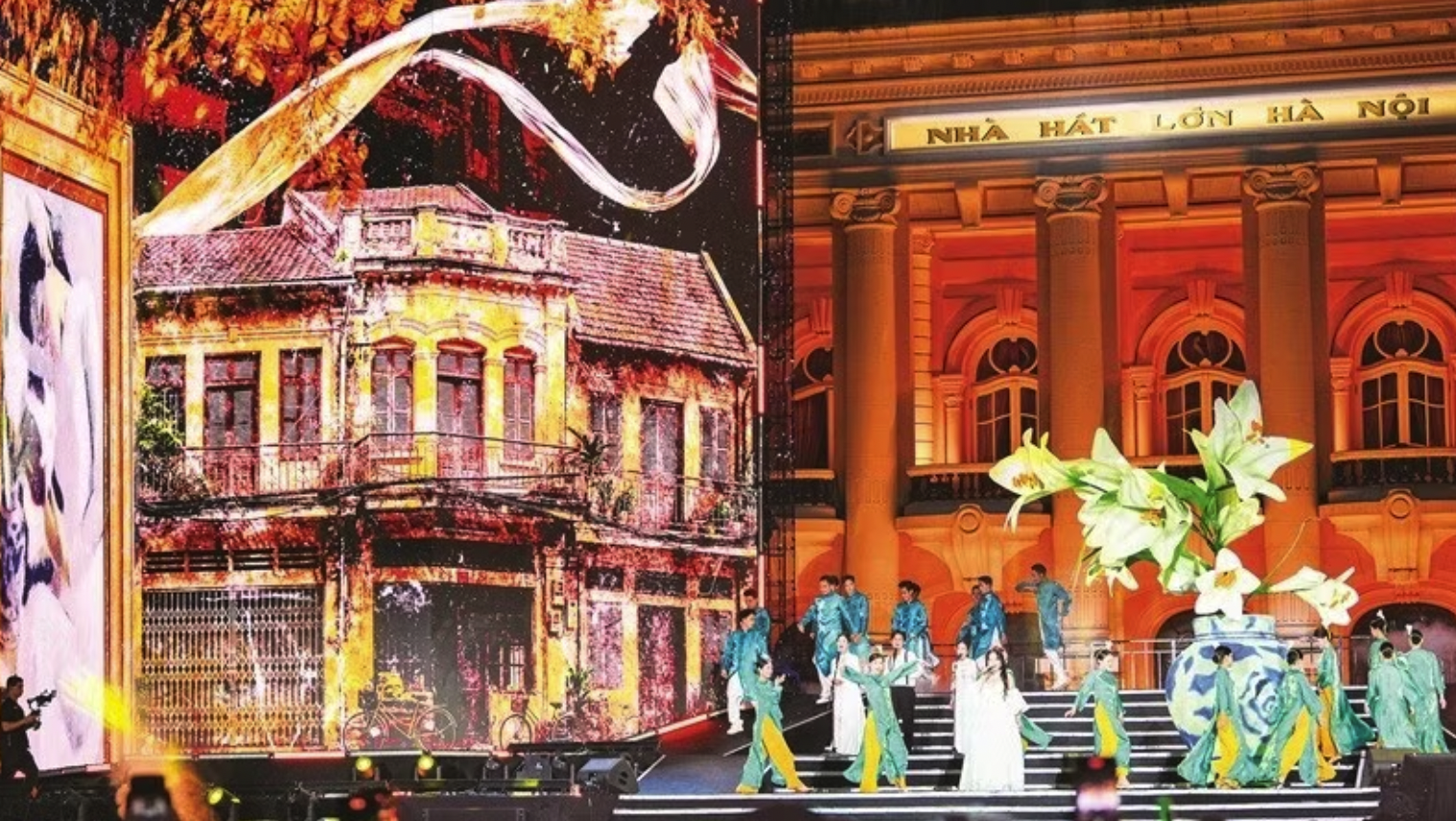 Sự kiện Hòa nhạc Ánh sáng-Chào năm mới 2026 do Báo Nhân Dân phối hợp với UBND thành phố Hà Nội tổ chức. (Ảnh THẾ ĐẠI)