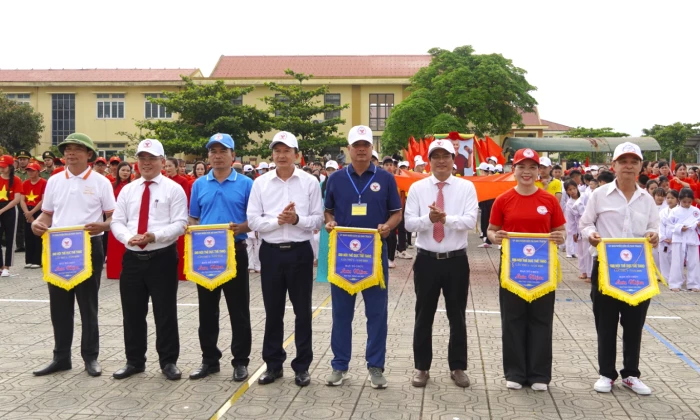 Khai mạc Đại hội Thể dục thể thao xã Nam Trạch lần thứ I