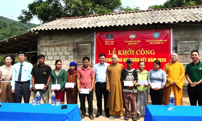 Khởi công sửa chữa 7 nhà 'Đại đoàn kết' tại xã Khe Sanh