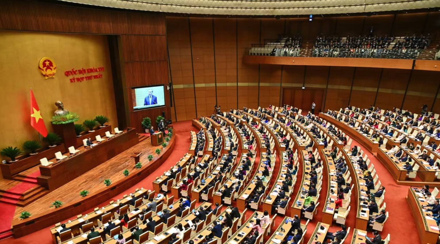 Sáng nay, bế mạc kỳ họp thứ nhất, Quốc hội khóa XVI