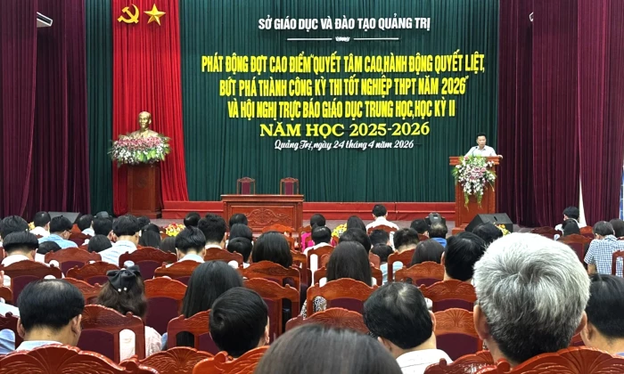 Phát động đợt cao điểm 'Quyết tâm cao, hành động quyết liệt, bứt phá thành công Kỳ thi Tốt nghiệp THPT năm 2026'