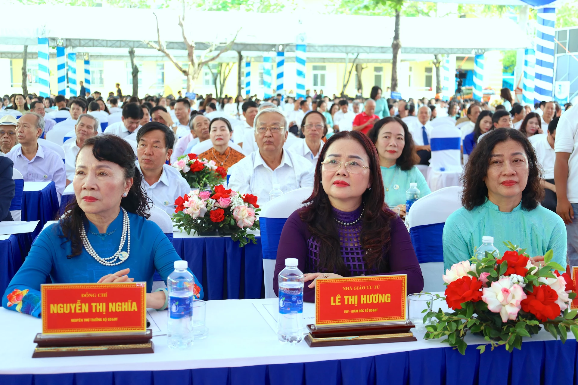 Các đại biểu tham dự lễ kỷ niệm - Ảnh: B.N