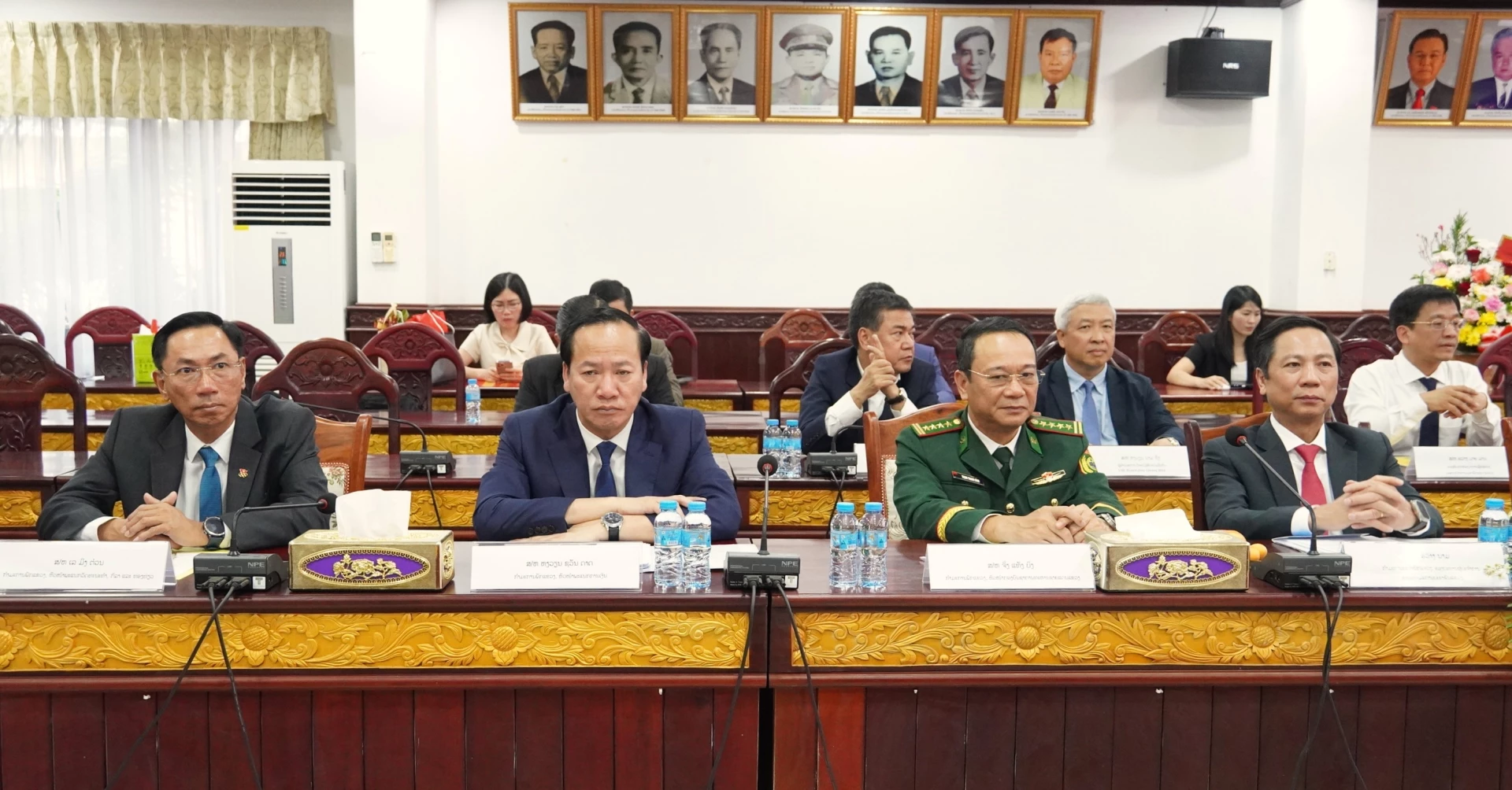 Đại biểu tỉnh Quảng Trị tham dự buổi làm việc - Ảnh: Q,V