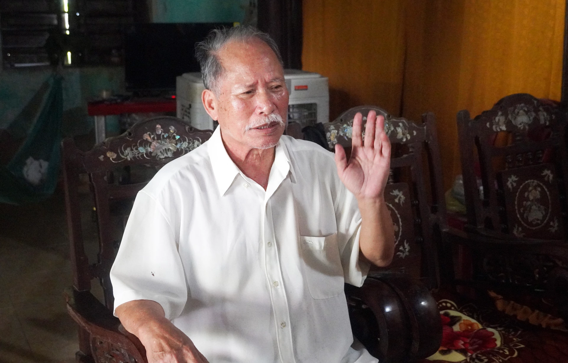 Anh hùng Lực lượng vũ trang nhân dân Võ Xuân Khuể - Ảnh: N.M