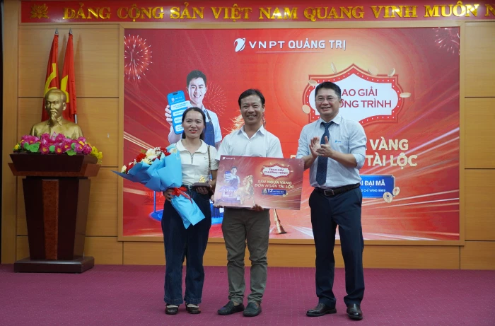 VNPT Quảng Trị: Trao thưởng chương trình 'Săn ngựa vàng-Đón ngàn tài lộc'