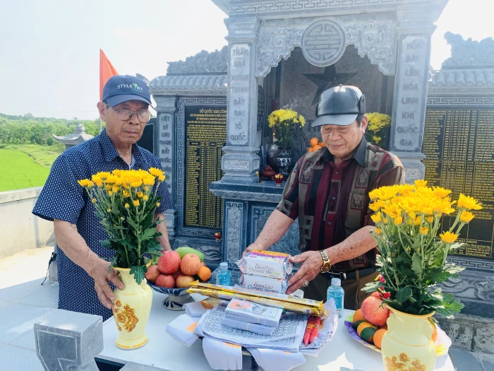 Người hiến hơn 600 mét vuông đất xây đền tưởng niệm liệt sĩ