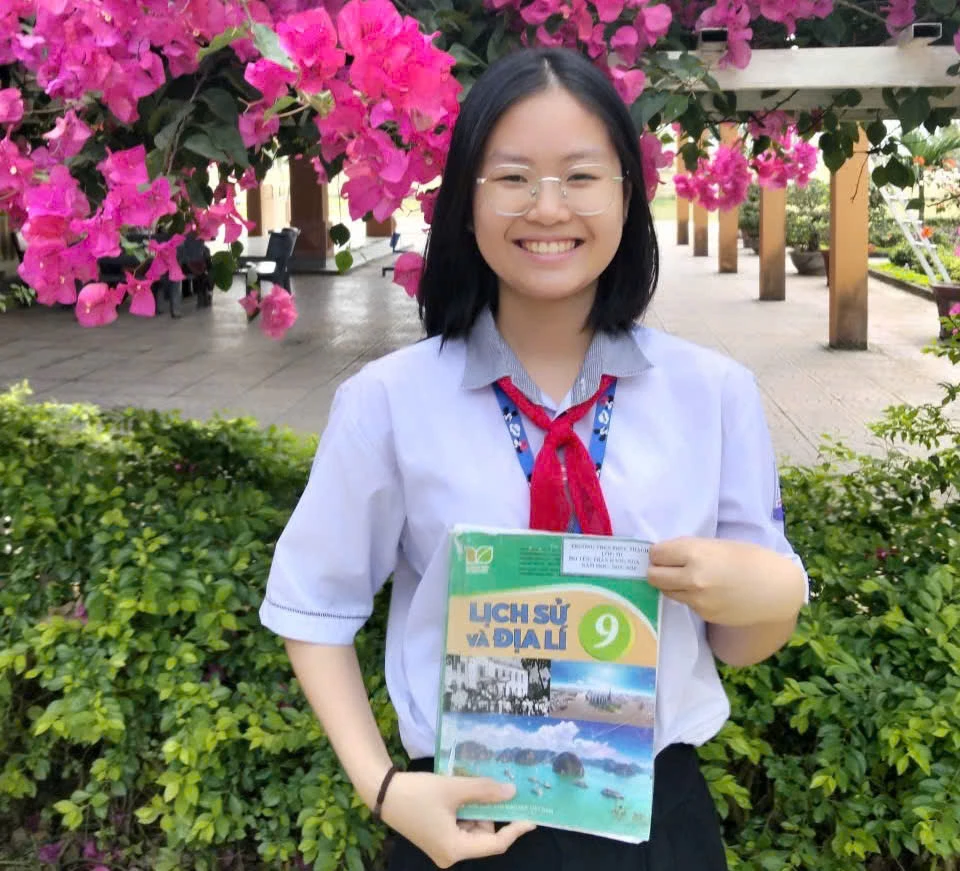Trần Hằng Nga giành giải nhất môn Địa lí tại kỳ thi học sinh giỏi lớp 9 cấp tỉnh năm học 2025- 2026 - Ảnh:Thùy Trang