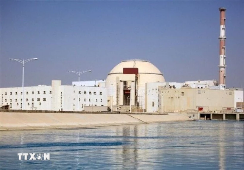 Nhà máy điện hạt nhân Bushehr của Iran. (Ảnh: IRNA/TTXVN)Nhà máy điện hạt nhân Bushehr của Iran. (Ảnh: IRNA/TTXVN)