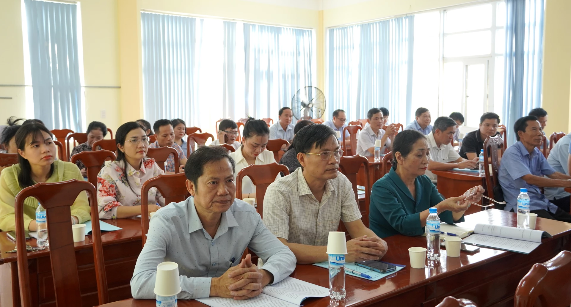 Các học viên tham dự hội nghị tập huấn - Ảnh: H.Tr.