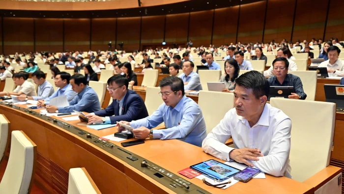 Đoàn đại biểu Quốc hội tỉnh đóng góp nhiều ý kiến tại phiên thảo luận về các dự án luật