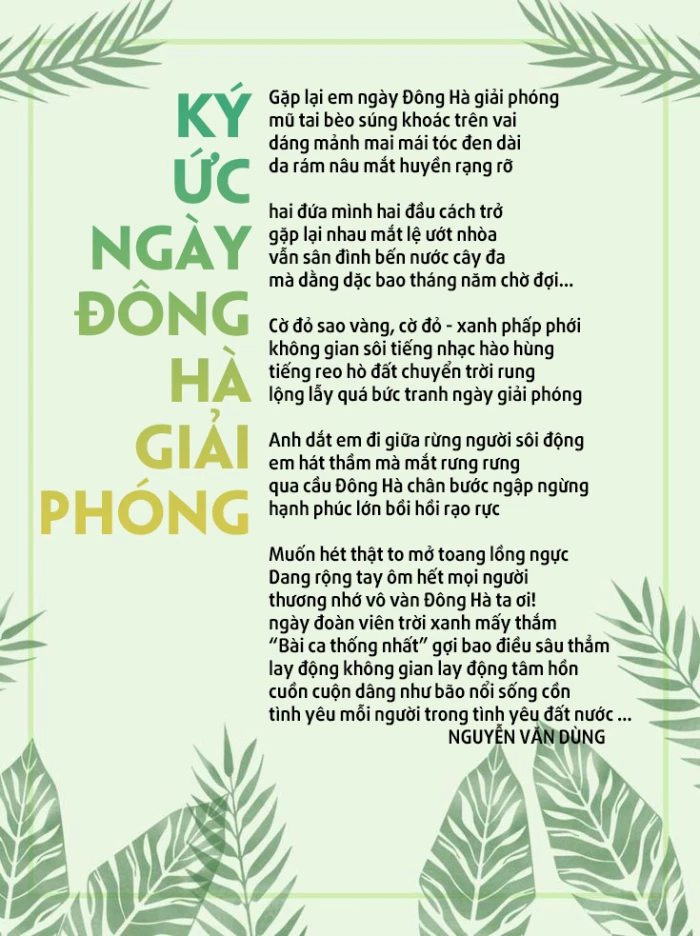 Ký ức ngày Đông Hà giải phóng