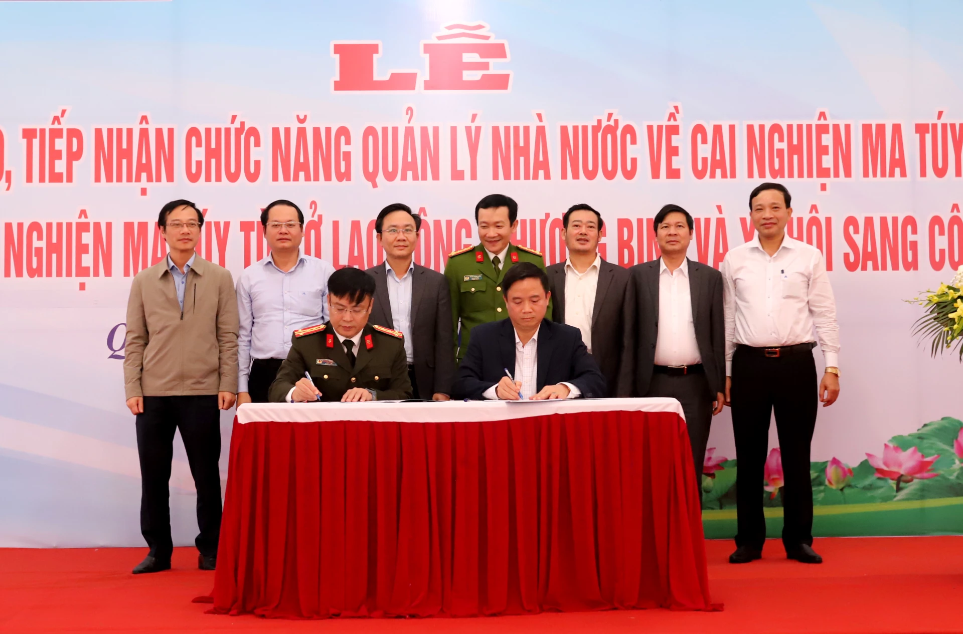 Việc bàn giao các cơ sở  cai nghiện ma túy cho Công an tạo điều kiện thuận lợi hơn trong công tác quản lý, bảo đảm đối tượng cai nghiện - Ảnh: T.L