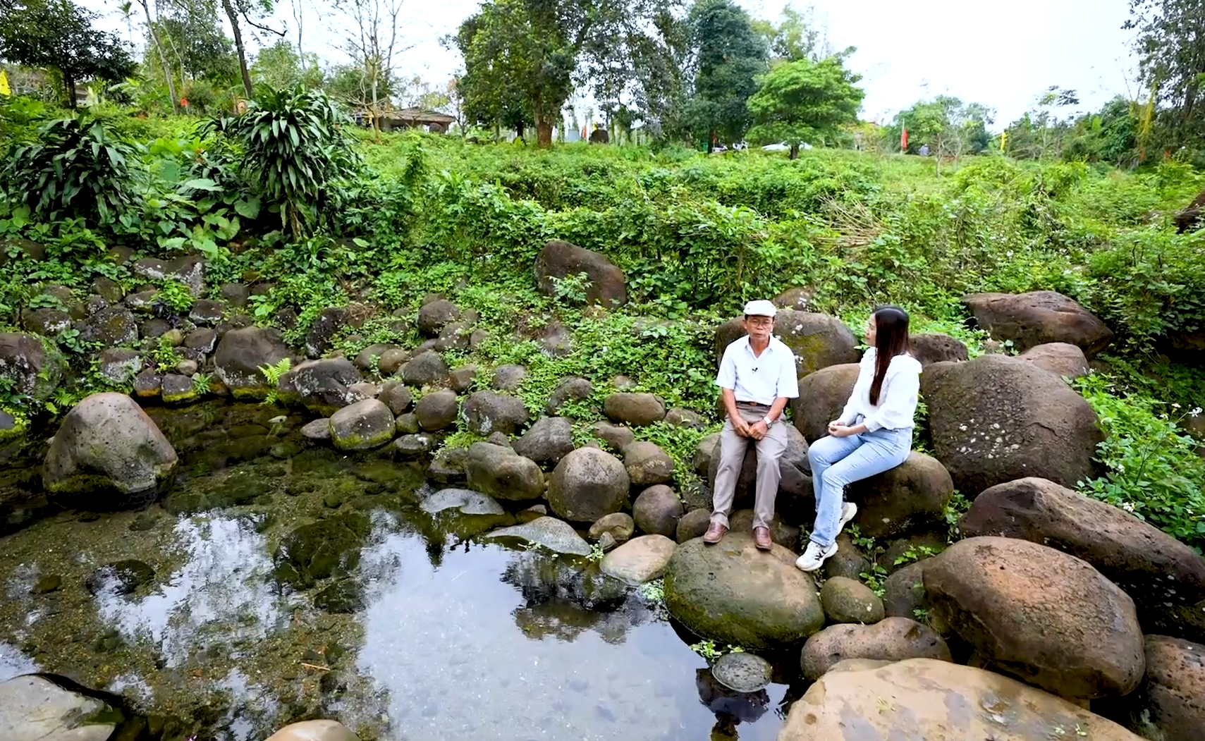 Một góc giếng Bà -Ảnh: T.T