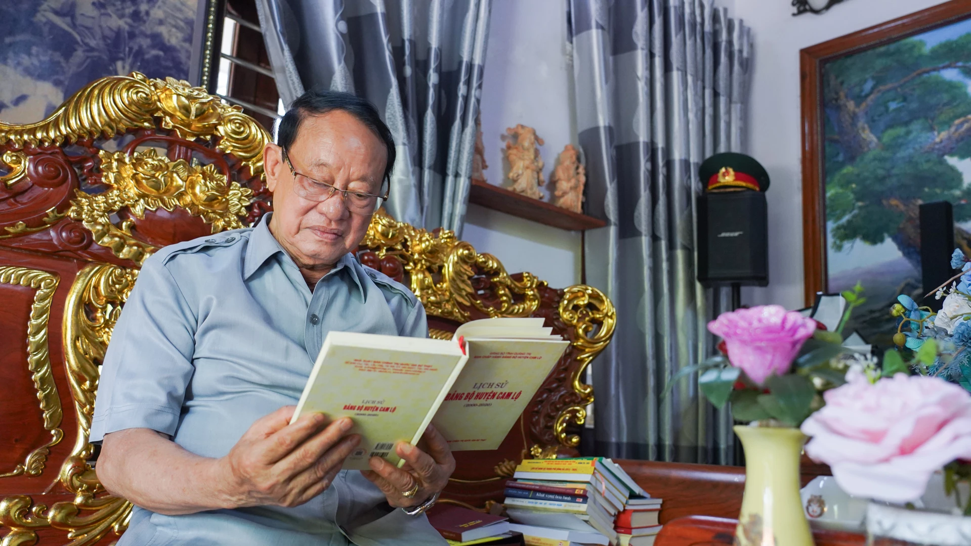 Trong ký ức của ông Nguyễn Minh Kỳ, mỗi cung đường, khúc cua trên Đường 9 đều gắn với những năm tháng khốc liệt nhất của chiến tranh - Ảnh: L.T