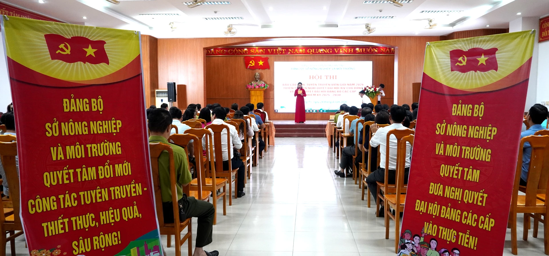 Quang cảnh hội thi - Ảnh: H.Tr.